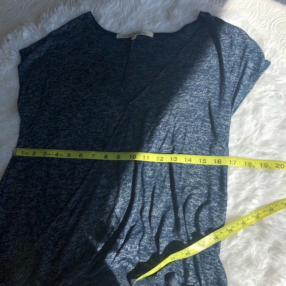 🔴SOLD🔴Rachel Roy Crossover Heather Navy Blouse - Picture 8 of 13